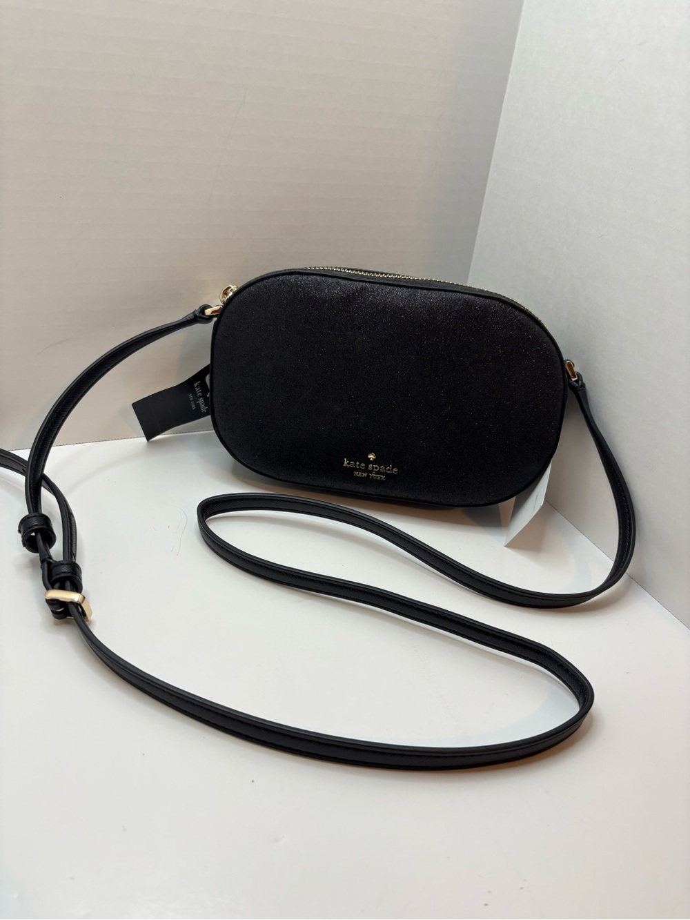 kate spade Black Glittery Crossbody purse